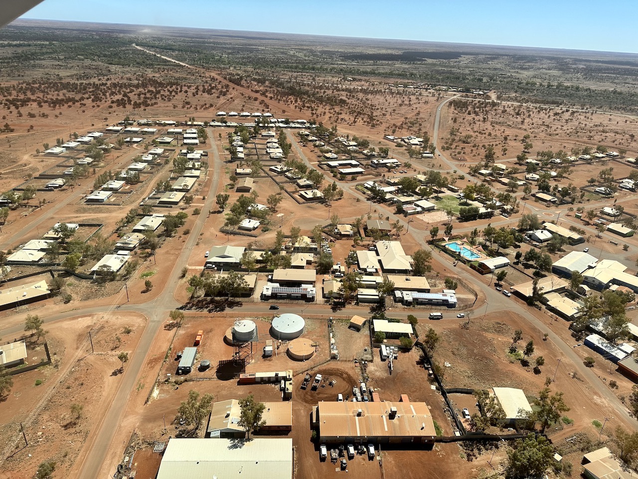 Warburton aerial photograph